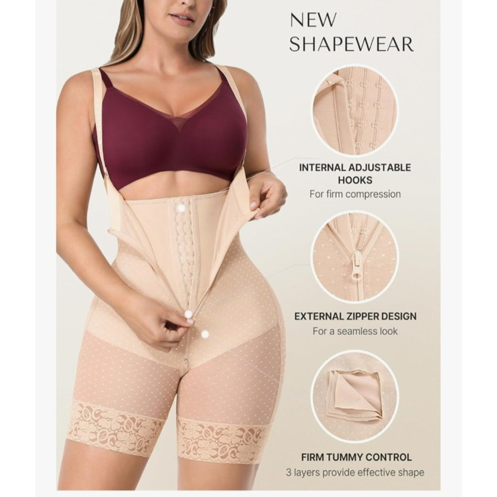 Shapewear Girdle Corset Shorts Body Shaper Butt Lifter Tummy Control XL NIP - Picture 8 of 10